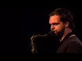 kosmonaut plays highway by inge weatherhaed breistein. performance at tjodhallen uis, 18.08.09 aron n�rsteb� - guitar, audun reithaug rasmussen - doublebass, inge weatherhead breistein - tenor sax, brage t�rm�nen - drums
