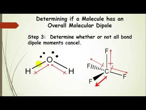 how to determine dipole moment
