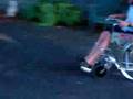 AndyMark omniwheel chair down a hill