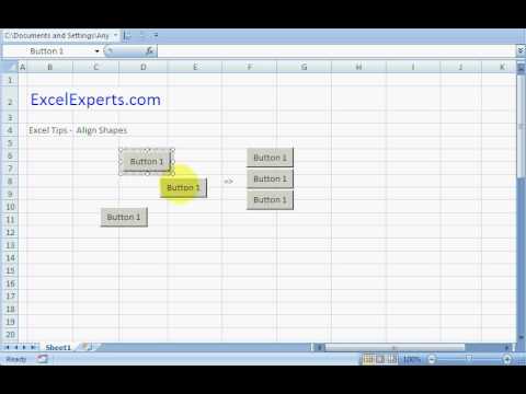 how to snap to grid in excel