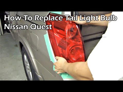 How to Replace Brake Light Bulb – Nissan Quest