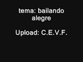 bailando alegre