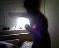 Crazy kid on eyetoy boxing. Crazy kid on eyetoy boxing.