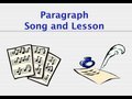 Paragraph Song and Lesson- intro to writing paragraphs