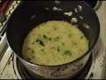 She cooks blackbird jambalaya with corn macque choux.
