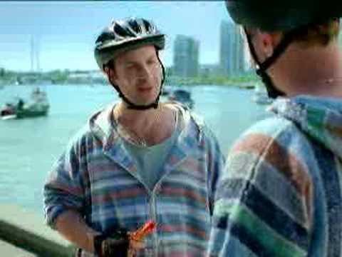 Rollerblading Twins Starburst Commercial