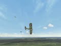 Rise of Flight demo. Spad 13 vs 3 Fokker D.VII. Veteran settings. Dogfights were done in cockpit view mode.