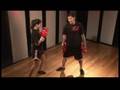 Using Kickboxing Pads : Holding Kickboxing Pads for Knee strikes