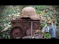 M42 german helmet found on wwII battlefield