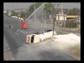 Tanker accident caused by driver taking extreme..