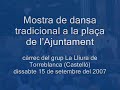 mostra de dansa tradicional a la plaça de lajuntament