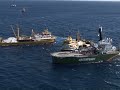 Greenpeace vessel attacked
