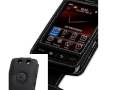 Carrymobile Leather Case of Blackberry Storm 9500 - Flip Type (Black) Ver. 2