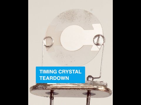 Timing Crystal Teardown - Collin’s Lab Notes #adafruit #collinslabnotes