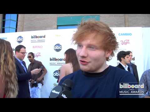 sheeran - Ed Sheeran on the 2013 Billboard Music Awards Blue Carpet.