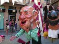 visita de la cort de besties i els gegants al mercat d'epoca