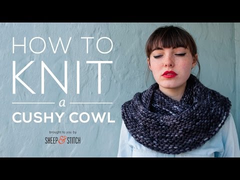 How to Knit a Cushy Cowl