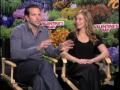 valentine's day is the latest romantic comedy from director garry marshall. the film features a star-studded cast, all of whom have intertwining stories of the heart that take place over the course of one valentine's day. marshall, who directed julia roberts in pretty woman and runaway bride, convinced the reclusive actress to take a role in this film. she plays an on-leave army officer named kate, a passenger on a flight from iraq to los angeles. her seatmate is a man named holden, played by bradley cooper. over the course of the flight the two get to know each other quite well, but each one is harboring a secret that is bringing them home to a loved one for valentine's day. tribute's bonnie laufer spoke with julia and bradley in los angeles about the film and found out why their chemistry was instantaneous, how they really feel about valentine's day and why it's an honor and a privilege to work with master director garry marshall.