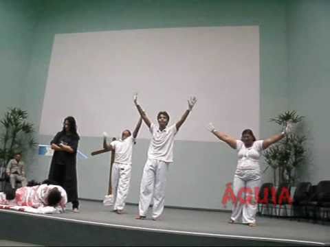 Teatro Águia no templo central - O Ministério Águia de Teatro Cristão, Apresenta a Pantomima NADA ALÉM DO SANGUE de FERNANDINHO. Gravada Ao Vivo no Templo Central da Assembléia de Deus em Be...