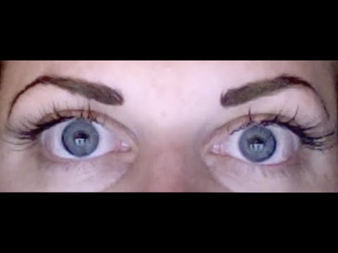 Sorry guys lol xD I had my eyebrows tattooed with semi-permanent makeup and 