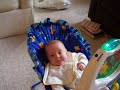 Angelina in her new bouncing chair