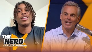 Justin Jefferson on Kirk Cousins vs. Joe Burrow, Vikings' interest in Justin Fields | NFL | THE HERD by Colin Cowherd