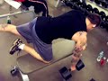 Single arm/single leg dumbell rows