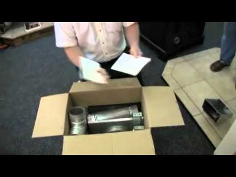 how to install pellet stove vent pipe