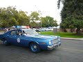 Vintage Police Car Parade in Ripon California