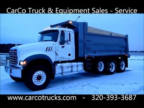 how to drive tri axle dump truck