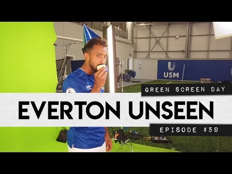 Video: EVERTON UNSEEN #59: GREEN SCREEN DAY!