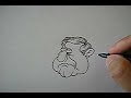 HOW TO DRAW JOE SANADER