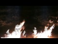The sidewalk outside of my place was very icy and dangerous. My friends and I decided to solve this problem by lighting it on fire. Situational irony ensues...