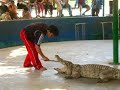 Lhomme et le croco