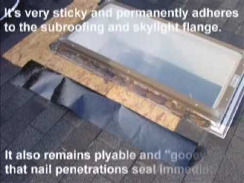 how to find a leak in a skylight