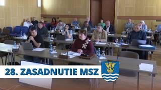 28. Zasadnutie Mestského zastupiteľstva v Sobranciach