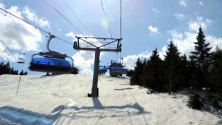 Fine Spring Skiing, Mount Snow Vermont April 12, 2014