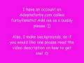 How to get a Furby background for YouTube!
