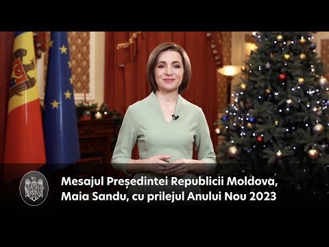 Președinta Maia Sandu, la cumpăna dintre ani: „Să întâmpinăm 2023 cu modestie, cu recunoștință și cu speranță că e un început pentru țara noastră”