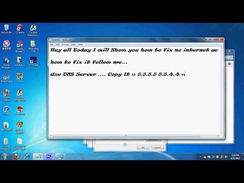 how to fix no internet access