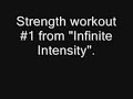 Strength workout 1 from Infinite Intensity