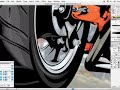 Honda Chaly Drawing Part 4