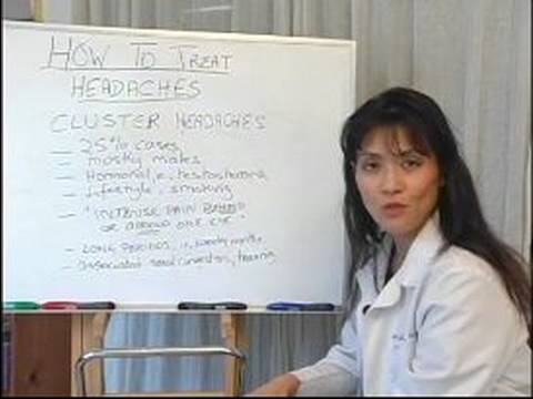 how to relieve cluster headaches