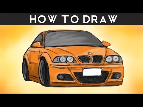 how to draw bmw