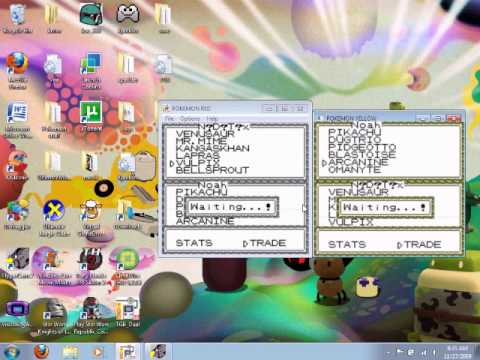 how to trade pokemon on gbc a.d. emulator