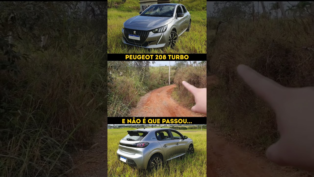 Peugeot 208 passou pela valeta... #peugeot208