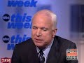 John McCain Addresses The Debate Eye Contact Question