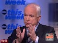 John McCain Addresses The Debate Eye Contact Question