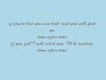 Time After Time with Lyrics