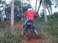 Tombo na trilha de moto em Varginha (Espraiado)